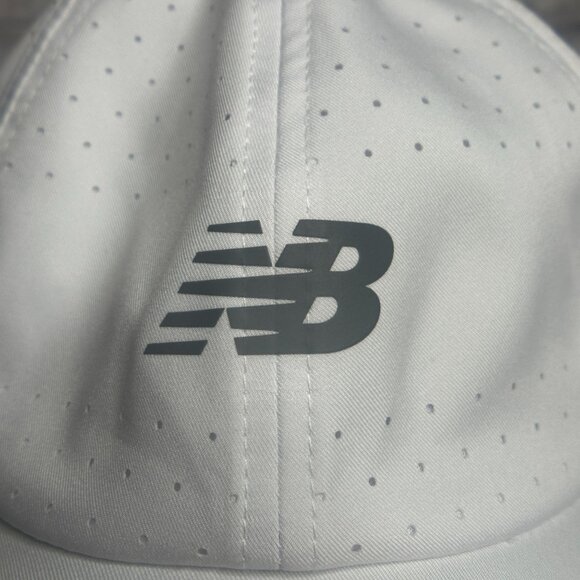 NWT New Balance Men's 6 Panel Pro Run Hat One Size (WHITE) (LAH41002) - Picture 5 of 16
